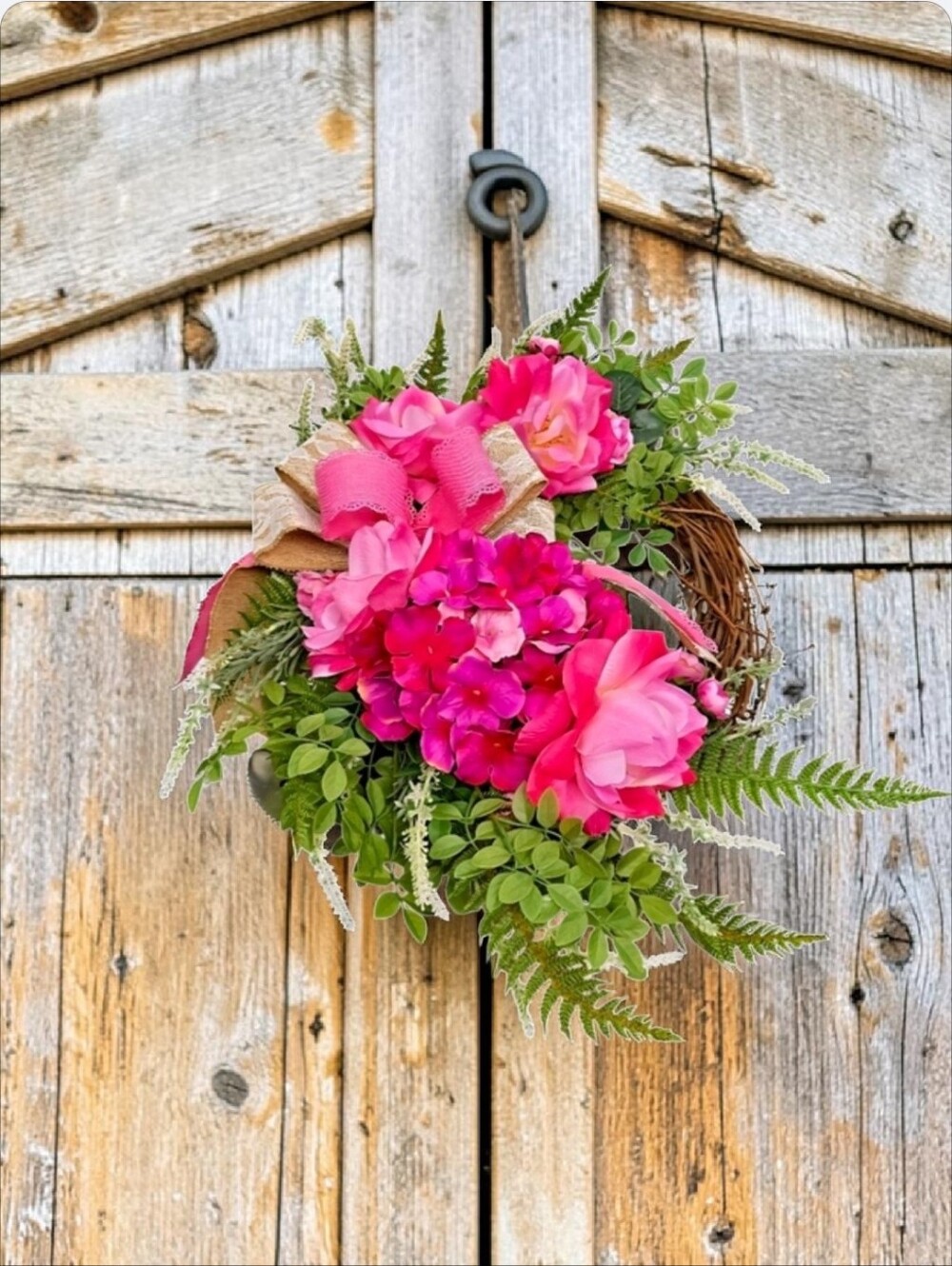 Pink Floral wreath